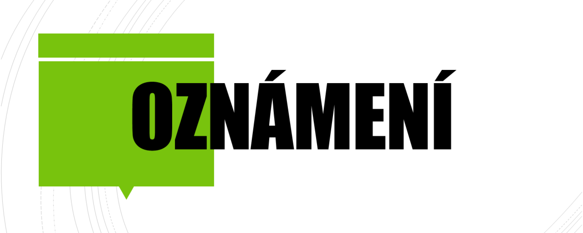 Oznámení 15.3.